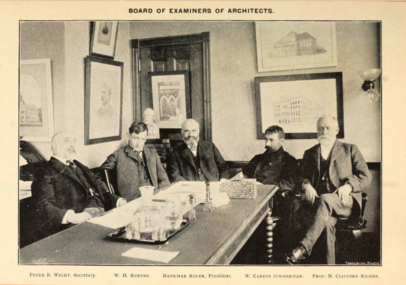 The First Illinois Architecture Licensing Board