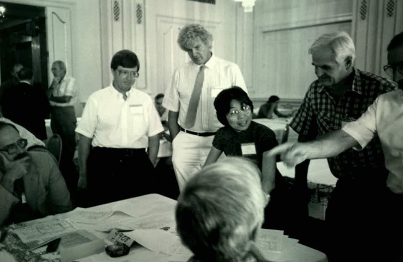 The ARE Grading Committee in the 1980s.