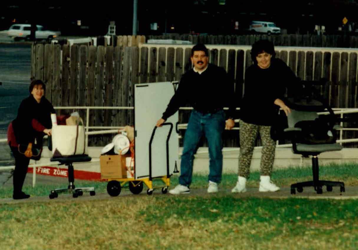 Candidates prepare to take the ARE in the 1980s